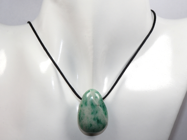 Preview: jade with cord or silver 925
