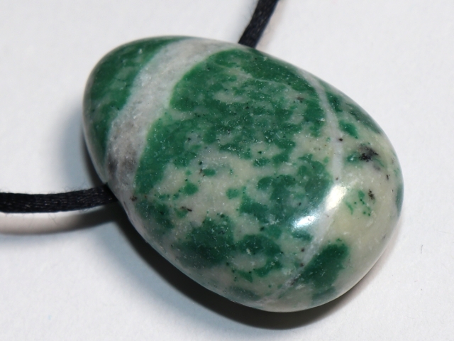 jade with cord or silver 925