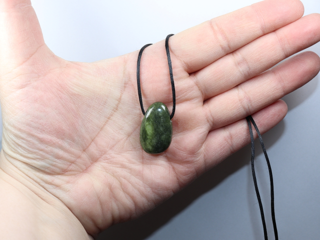 serpentine with cord or silver 925