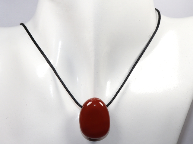Preview: carnelian with cord or silver 925
