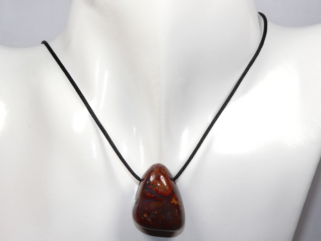 Preview: Jaspis-Chalcedon mit Band oder Silber 925