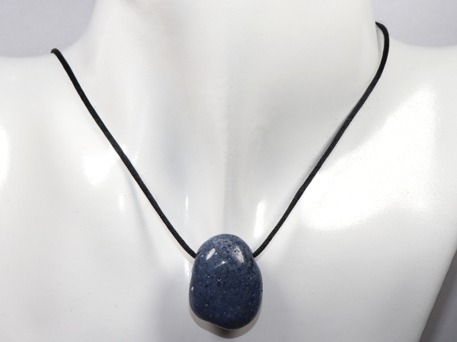 Preview: blaue Koralle mit Band oder Silber 925