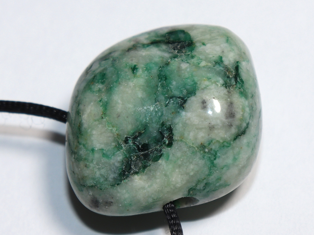 Preview: mariposite-dolomite with cord or silver 925