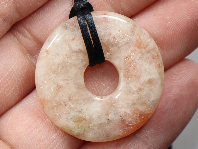 sunstone with cord