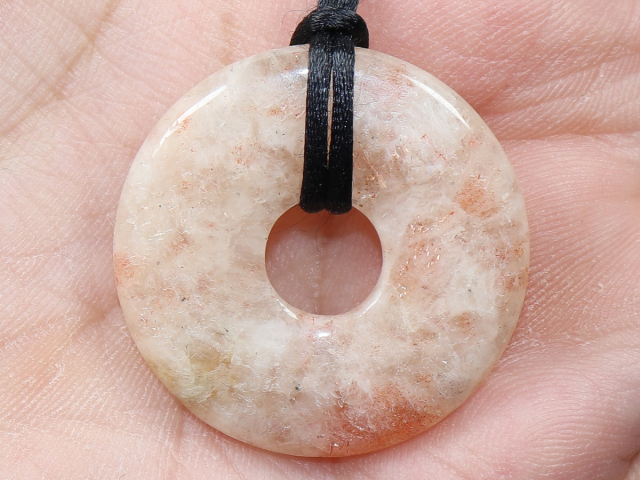 sunstone with cord