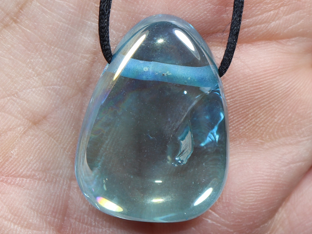 Aqua Aura mit Band oder Silber 925