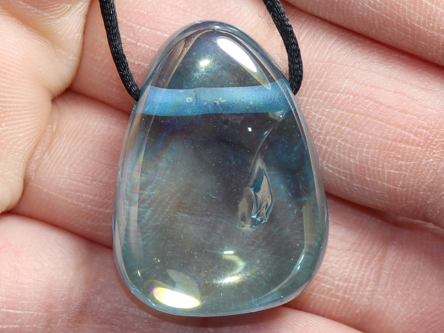 Aqua Aura mit Band oder Silber 925