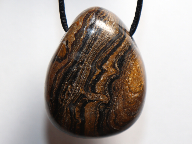 Preview: Stromatolith mit Band oder Silber 925