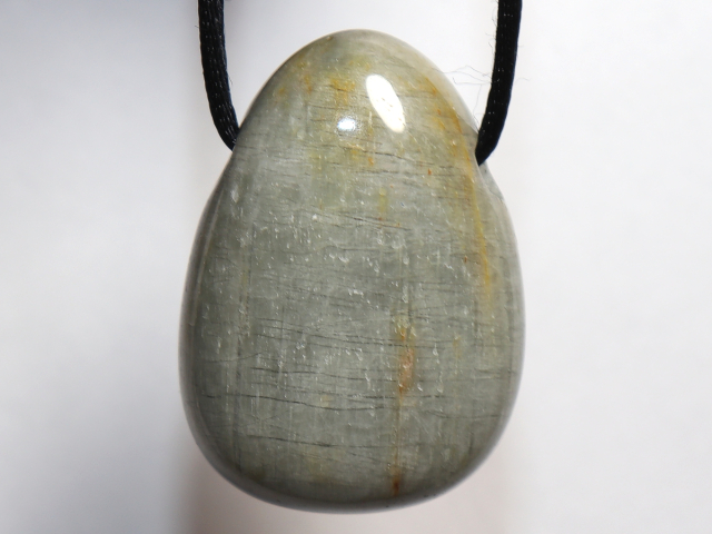 Preview: cat's eye quartz with cord or silver 925