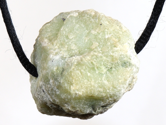 chrysoprase with cord or silver 925