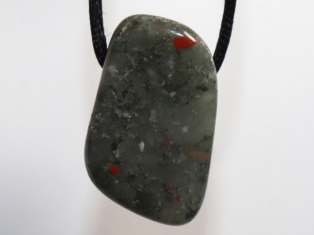 vulcan jasper with cord or silver 925