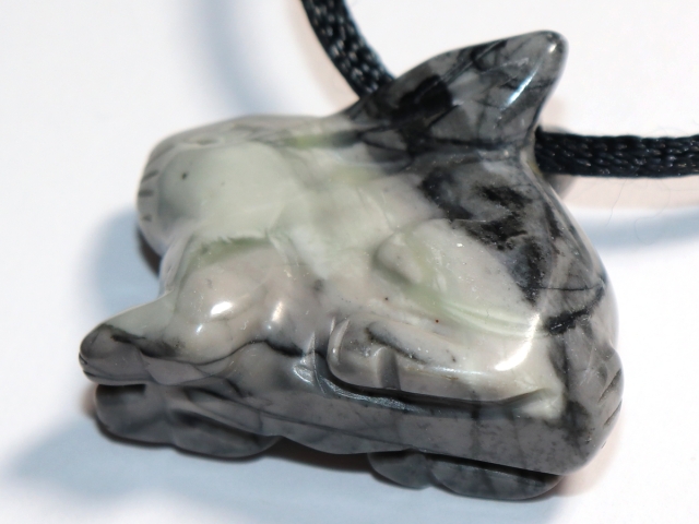 Picasso marble with cord or silver 925