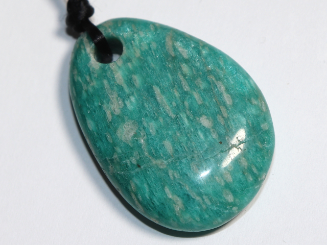 amazonite with cord
