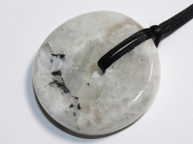 white labradorite with cord