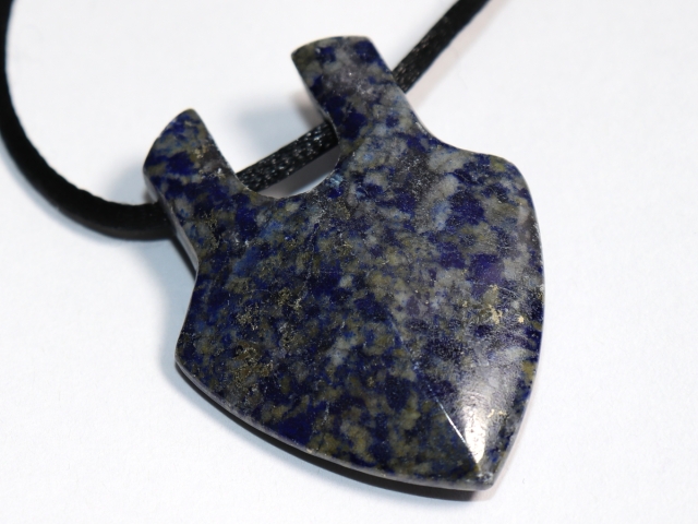 lapis lazuli with cord or silver 925