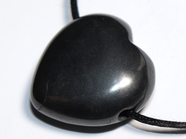 hematite with cord or silver 925