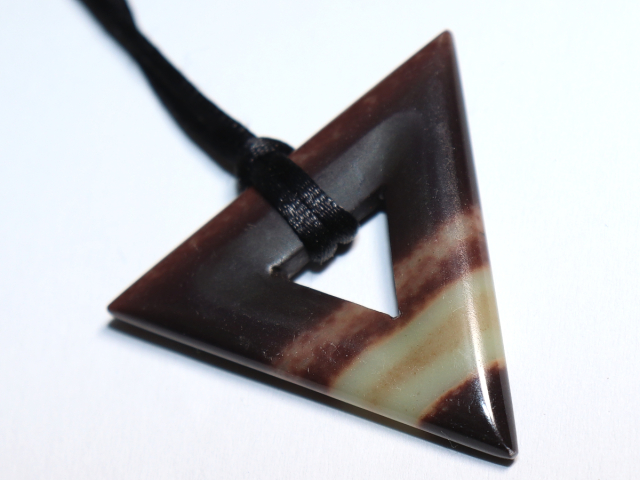 black banded jasper with cord