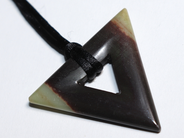 black banded jasper with cord