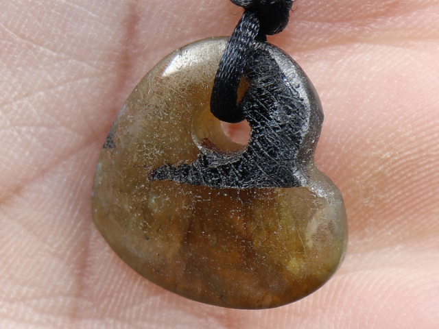 labradorite with cord