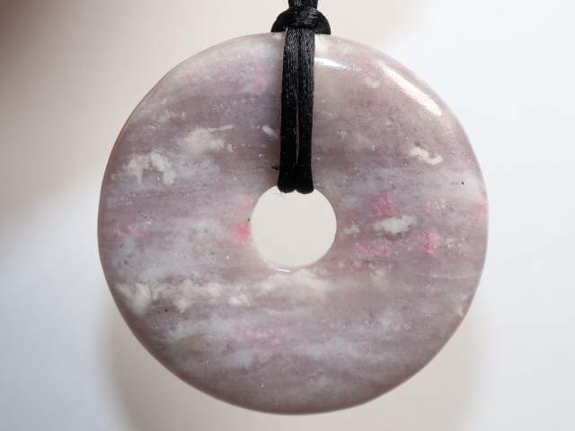 Preview: pink tourmaline (Rubellite) in quartz mit Band