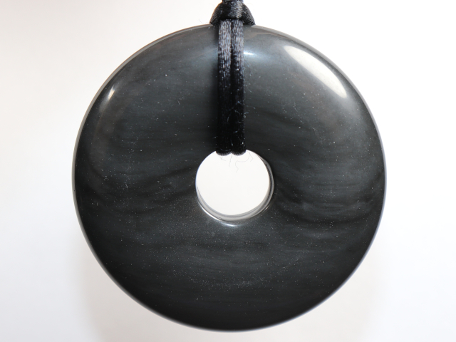 Preview: rainbow obsidian with cord