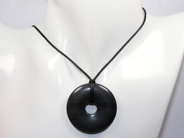 Preview: rainbow obsidian with cord