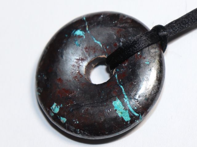 Hämatit-Chrysokoll mit Band