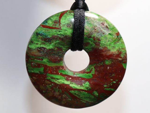 chrysocolla with cuprite with cord
