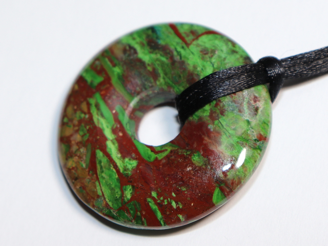 chrysocolla with cuprite with cord