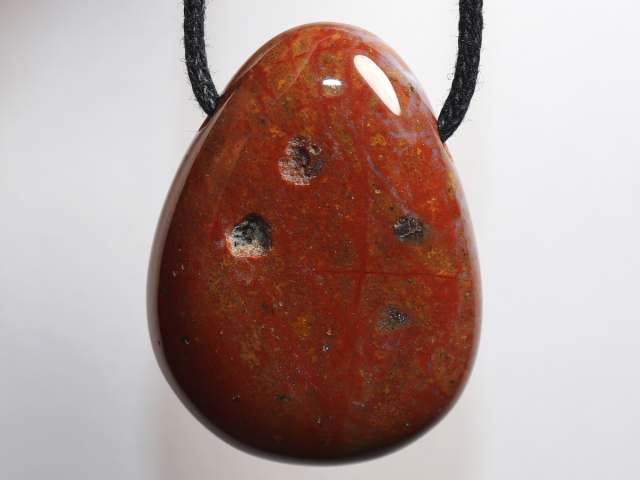 Preview: sardonyx with cord or silver 925