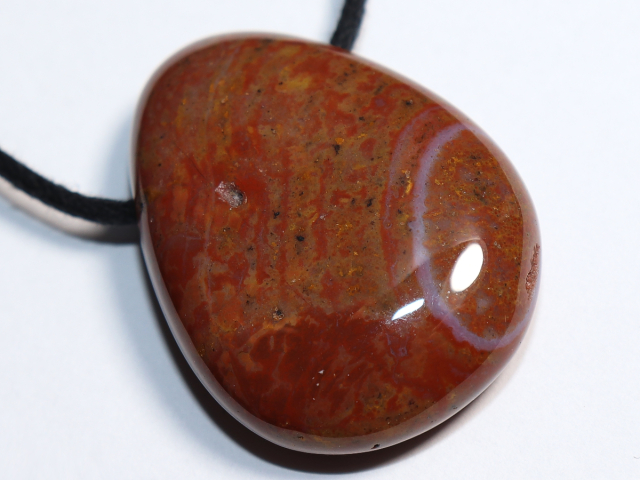 Preview: sardonyx with cord or silver 925