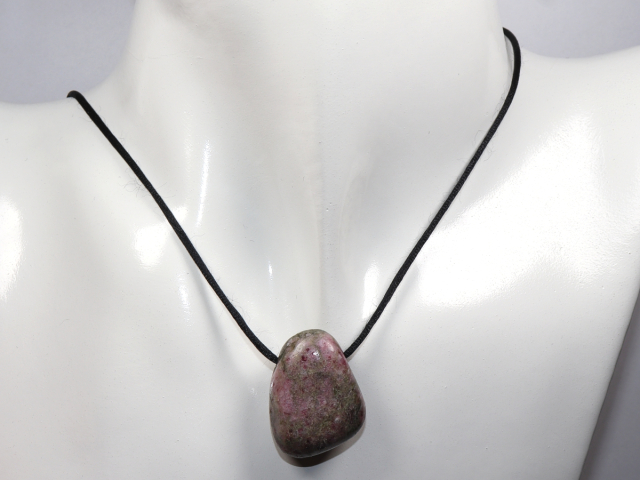 Preview: tourmaline with cord or silver 925