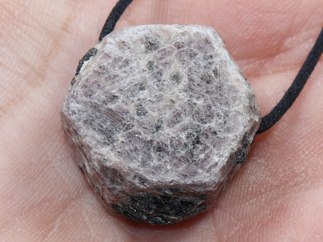 ruby with cord or silver 925