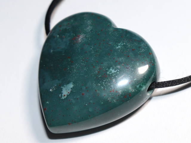 Heliotrop mit Band oder Silber 925