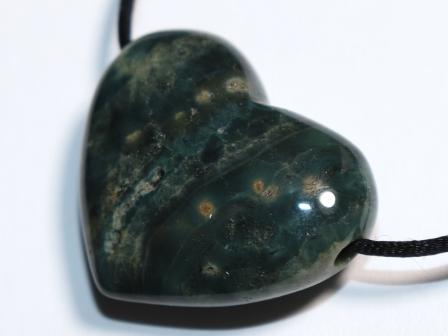 Ozeanjaspis mit Band oder Silber 925