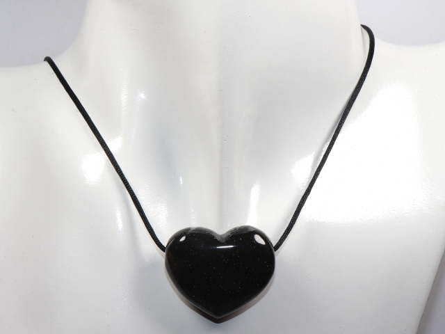 onyx with cord or silver 925