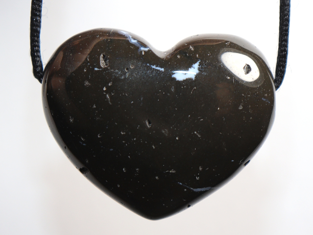 onyx with cord or silver 925