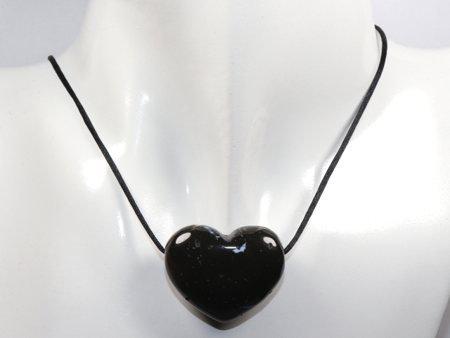 onyx with cord or silver 925
