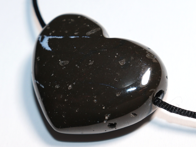 onyx with cord or silver 925