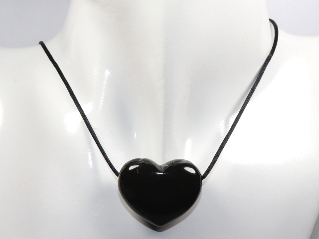 onyx with cord or silver 925