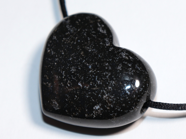 onyx with cord or silver 925