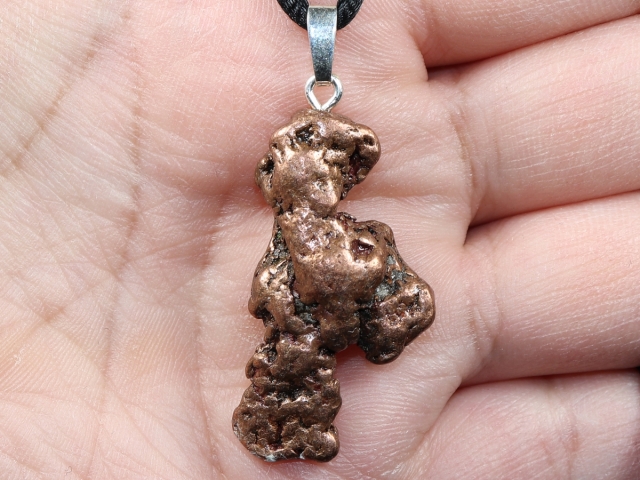copper with cord or silver 925