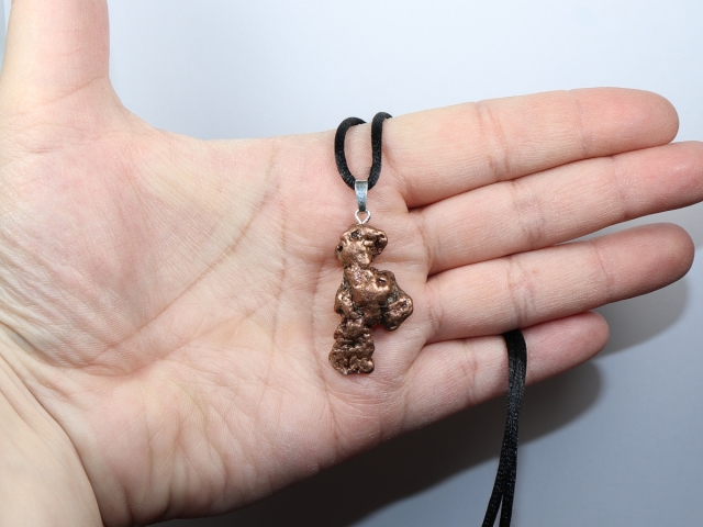 copper with cord or silver 925
