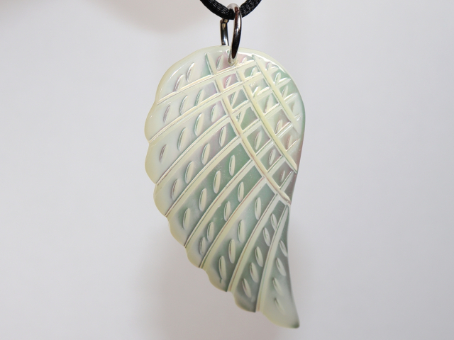 nacre with cord or silver 925