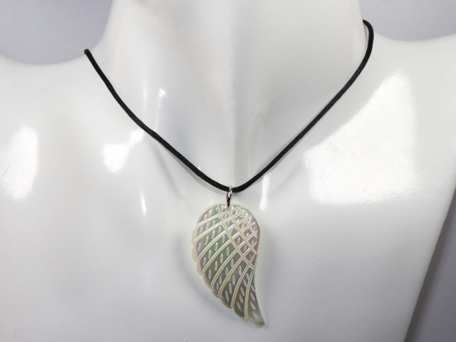 nacre with cord or silver 925