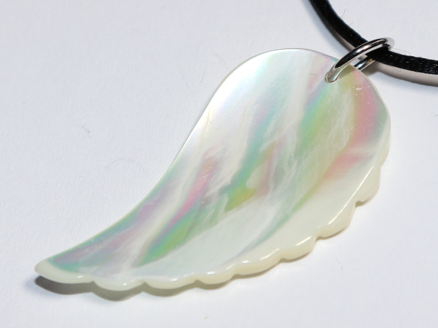 nacre with cord or silver 925