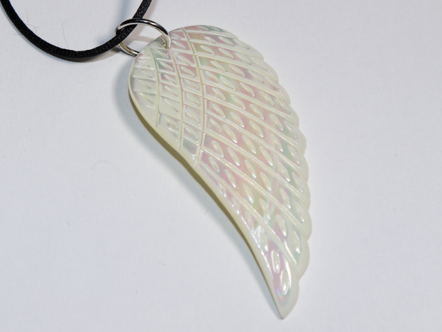 nacre with cord or silver 925