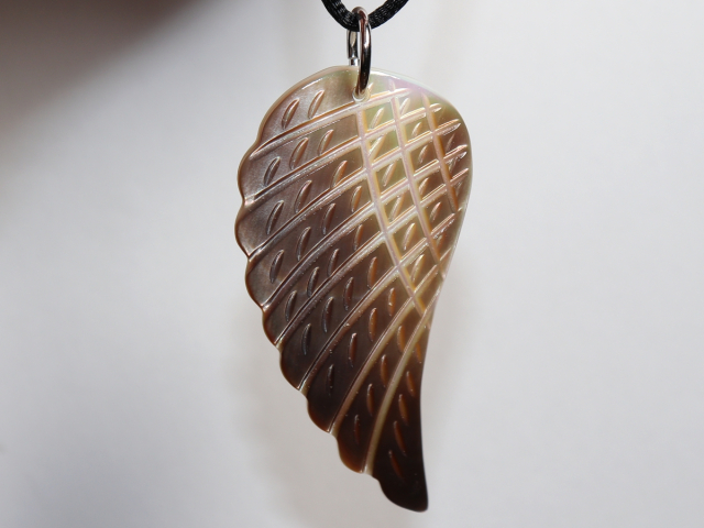 nacre with cord or silver 925