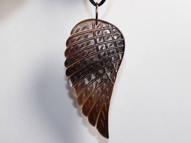 nacre with cord or silver 925