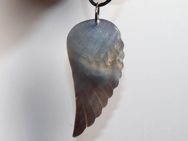 nacre with cord or silver 925